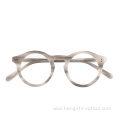 Latest Custom Logo Fancy Retro Acetate Optical Eyeglasses Frames